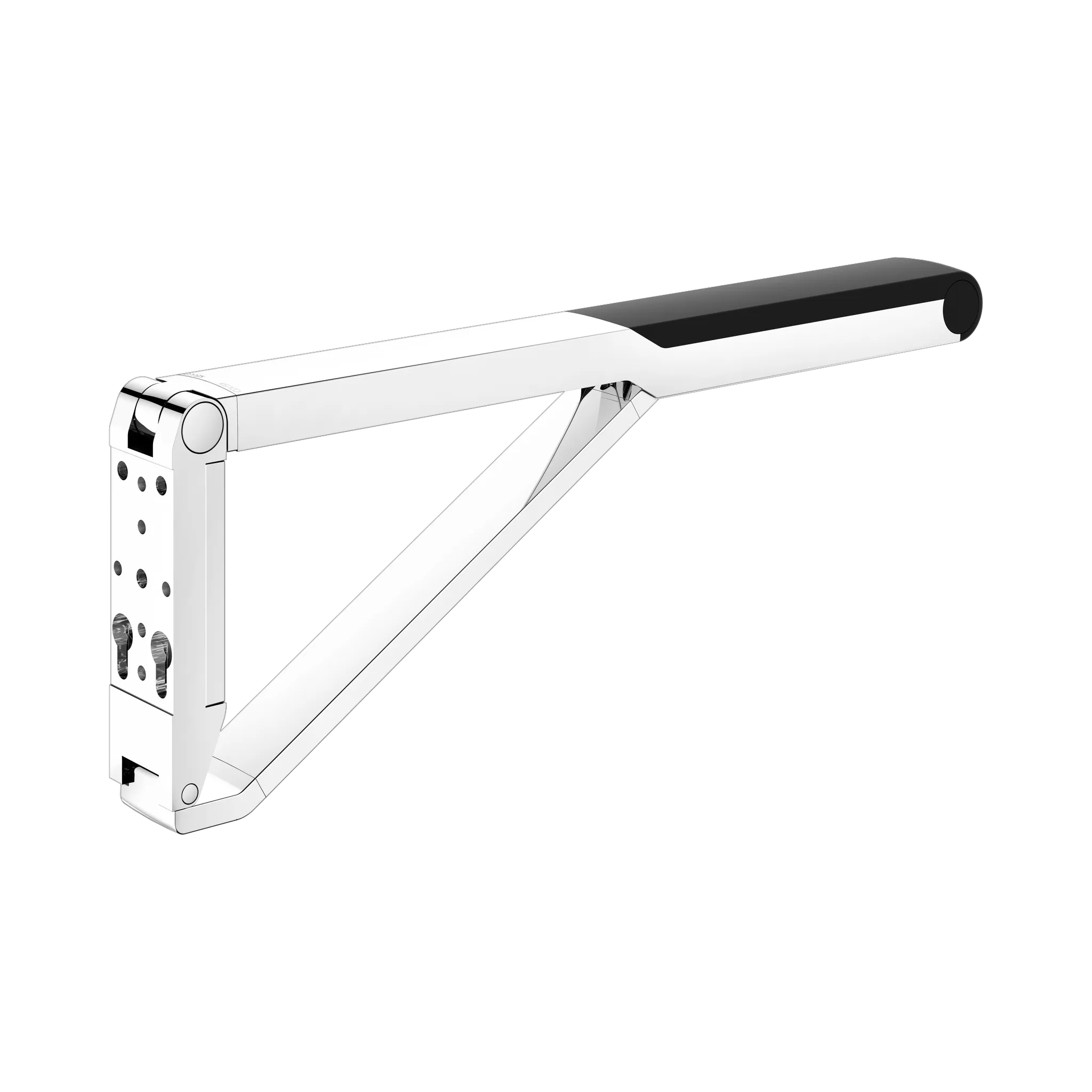 AXESS Stützklappgriff WC 700 mm verchromt/schwarz AXESS Stützklappgriff WC 700 mm verchromt/schwarz