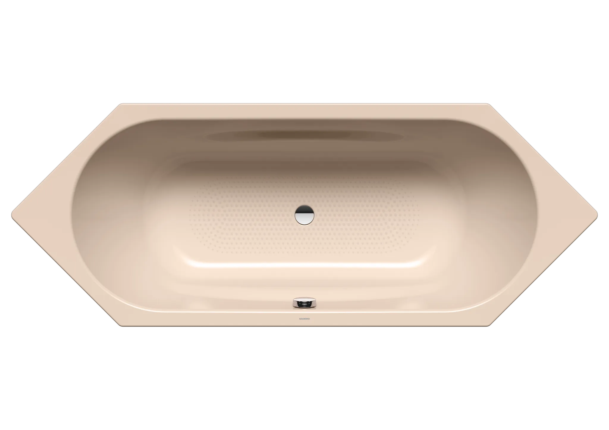 Kaldewei Badewanne „Vaio Duo 6“ 210 × 80 cm, ohne Grifflochbohrungen in bahamabeige