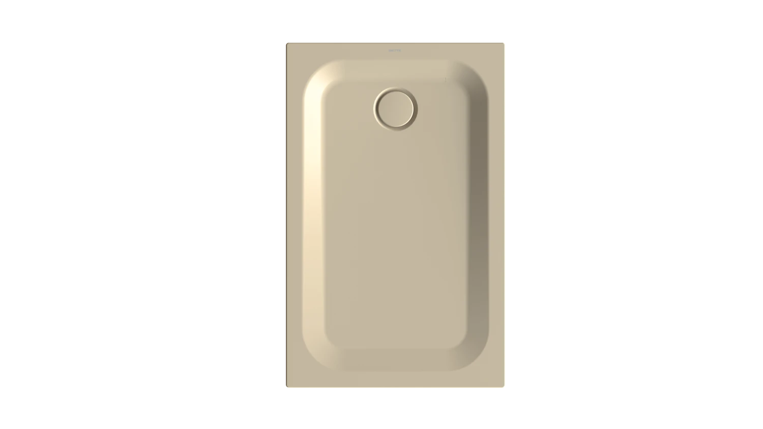 Bette rechteck Duschwanne „BetteUltra“ 1100 × 700 mm ohne Oberflächenbeschichtung, mit BetteGlasur Plus, ohne Wannenträger, in Sand