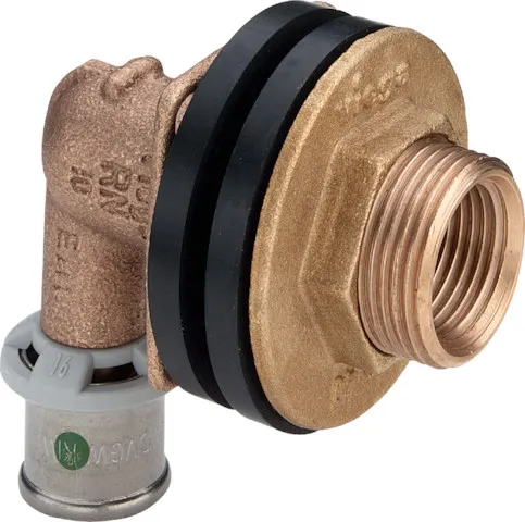 Viega „Sanfix P“ Wanddurchführung mit 1 Muffe und Außen- / Innengewinde 16mm × 1/2″ × 35 mm Viega „Sanfix P“ Wanddurchführung mit 1 Muffe und Außen- / Innengewinde 16mm × 1/2″ × 35 mm