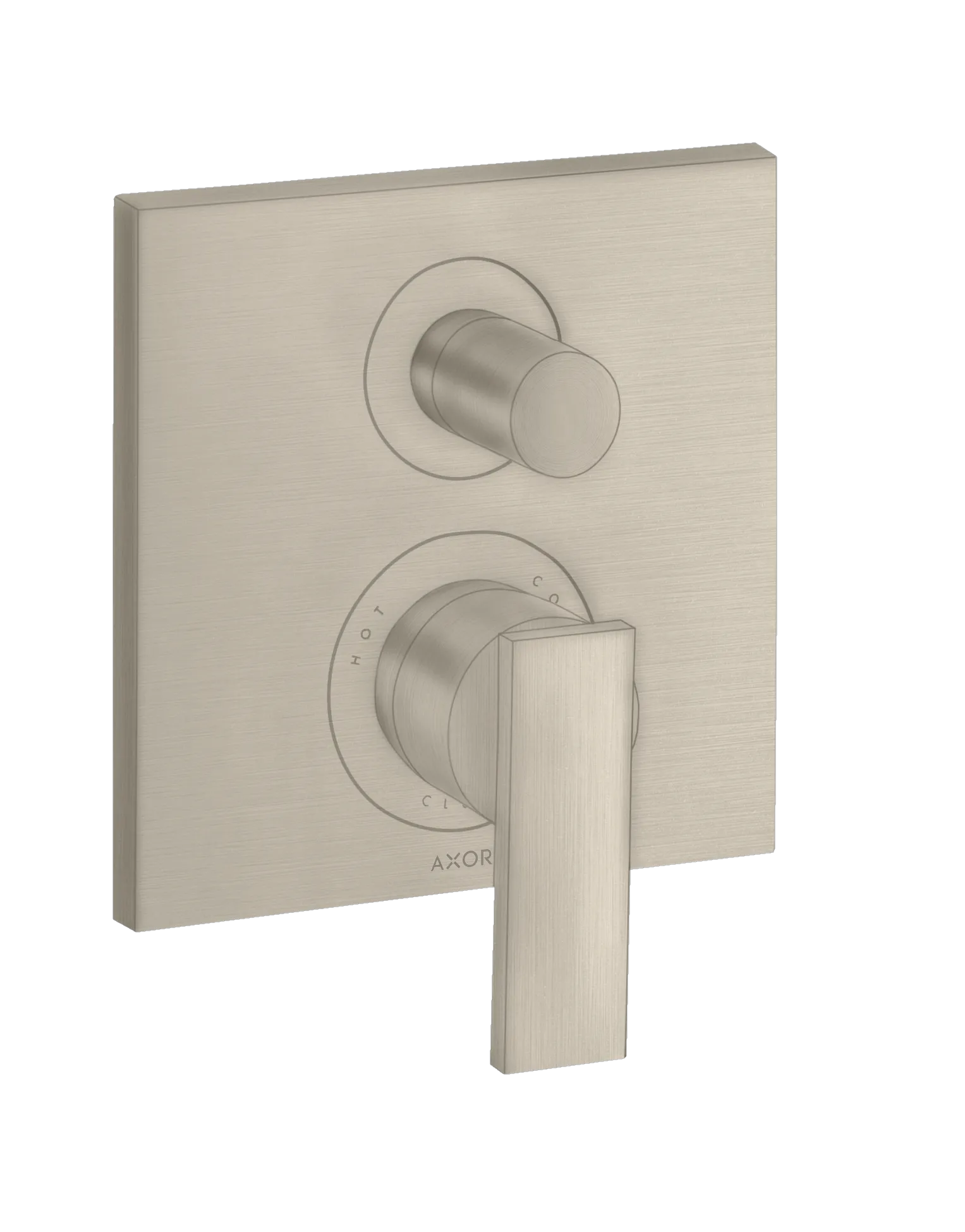 Hansgrohe AXOR Citterio Einhebel-Wannenmischer Unterputz, Brushed Nickel
