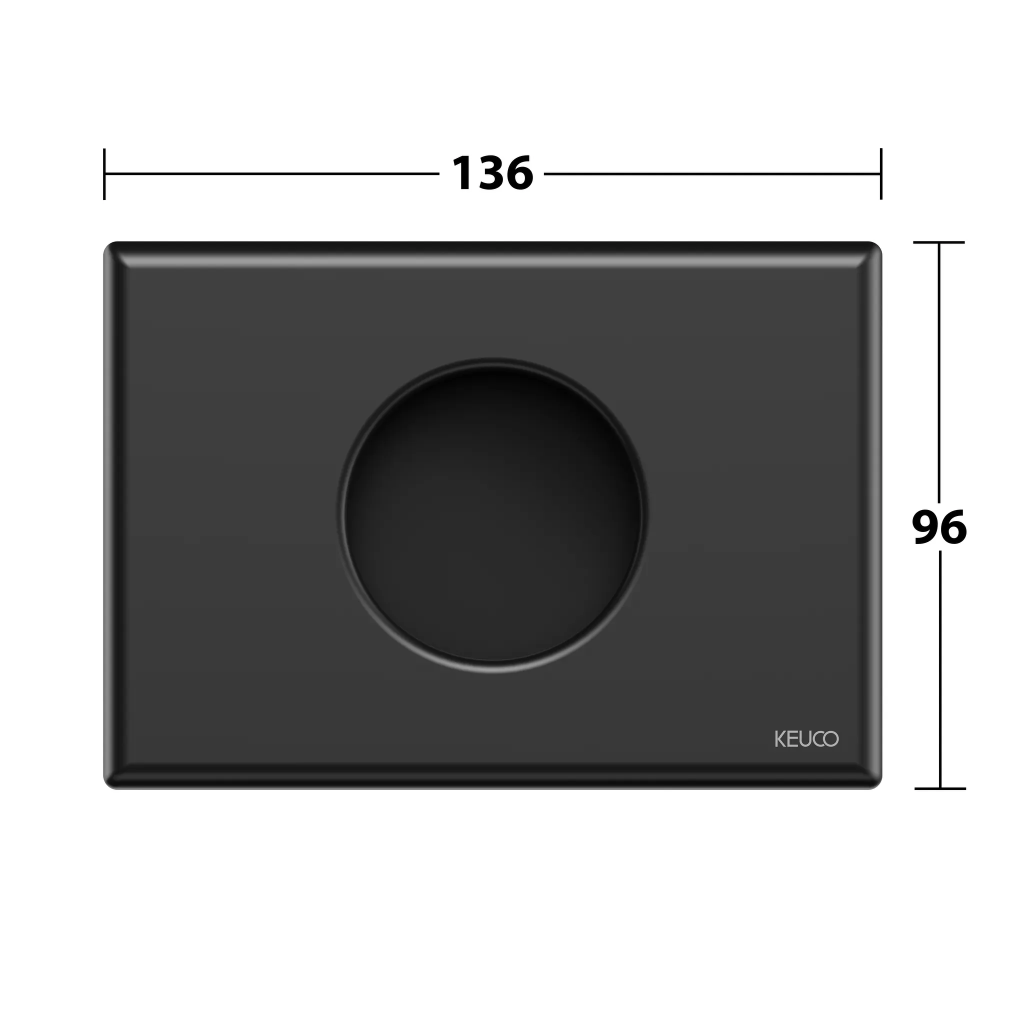 KEUCO Hygienebeutelspender schwarz matt KEUCO Hygienebeutelspender schwarz matt