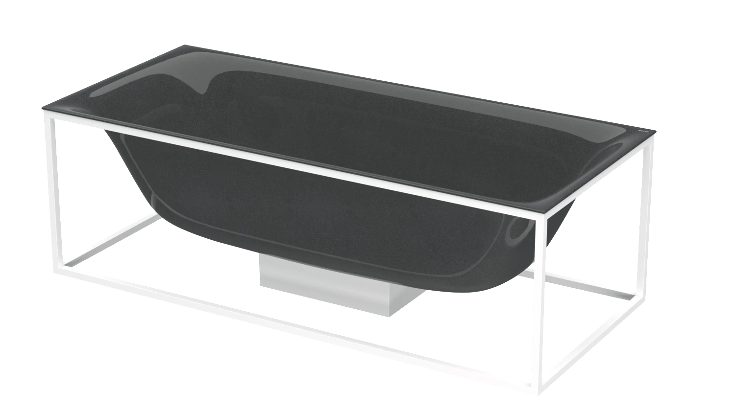 Bette Badewanne „BetteLux Shape“ rechteck 180 × 80 cm in Midnight