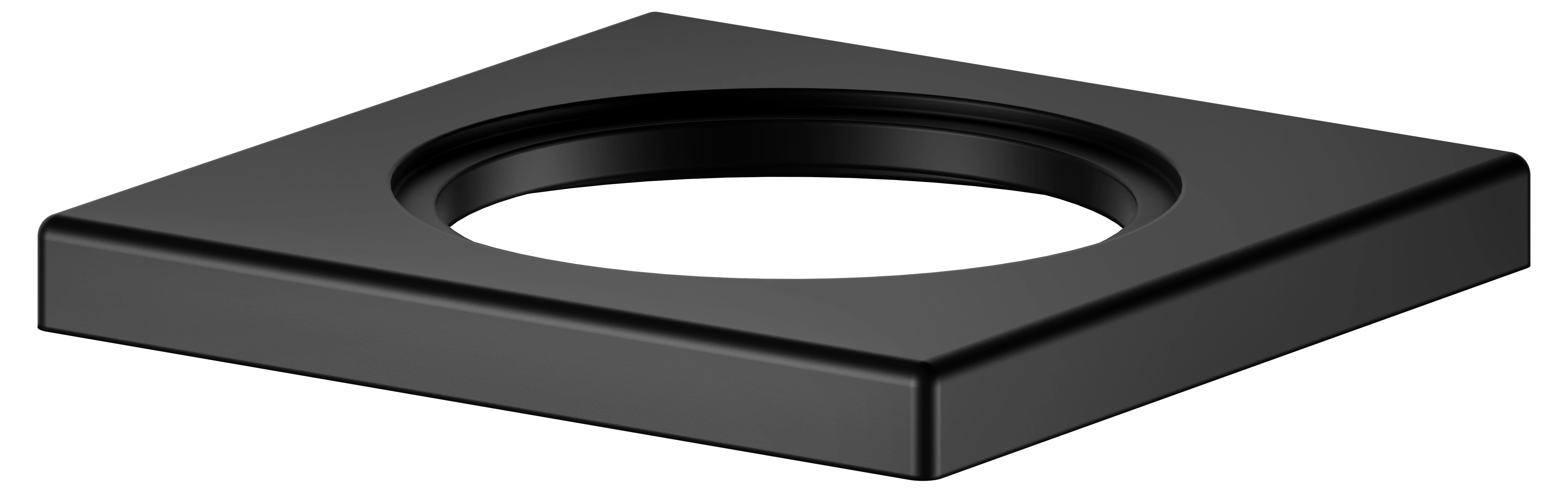 IXMO 59599370202 Rosette eckig für Einhebel-Waschtischmischer schwarz matt IXMO 59599370202 Rosette eckig für Einhebel-Waschtischmischer schwarz matt