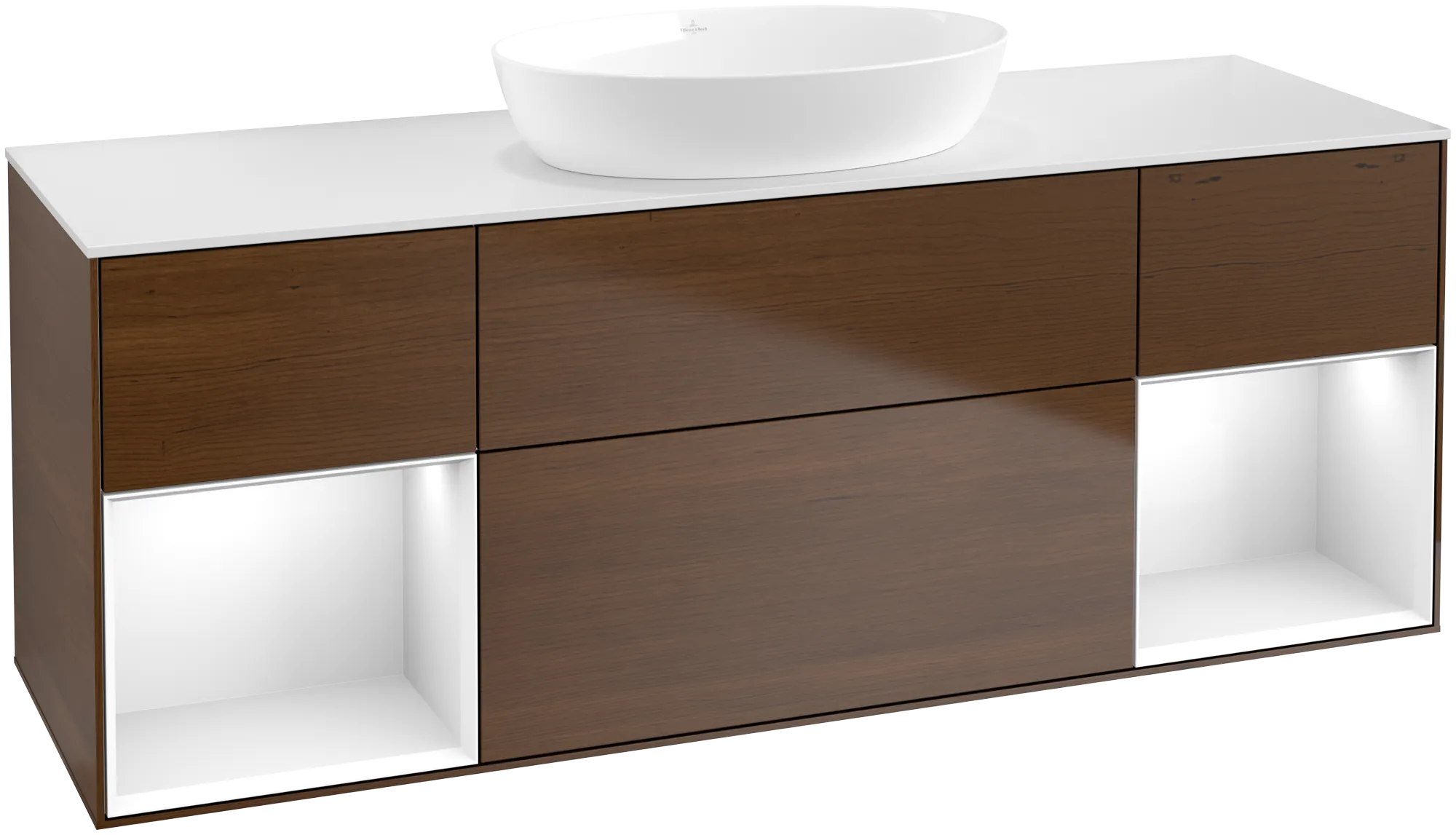 Villeroy & Boch Finion Waschbeckenunterschrank GD0 1600x603x501mm m Bel FK/RE/AP: GN/GF/1
