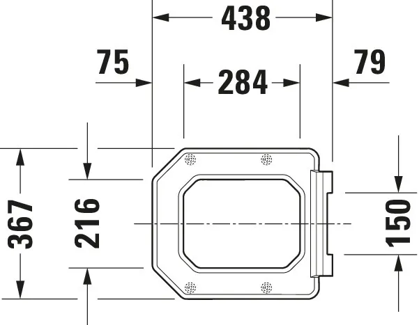 Duravit WC-Sitz „1930“ 36,7 × 43,7 × 3,6 cm