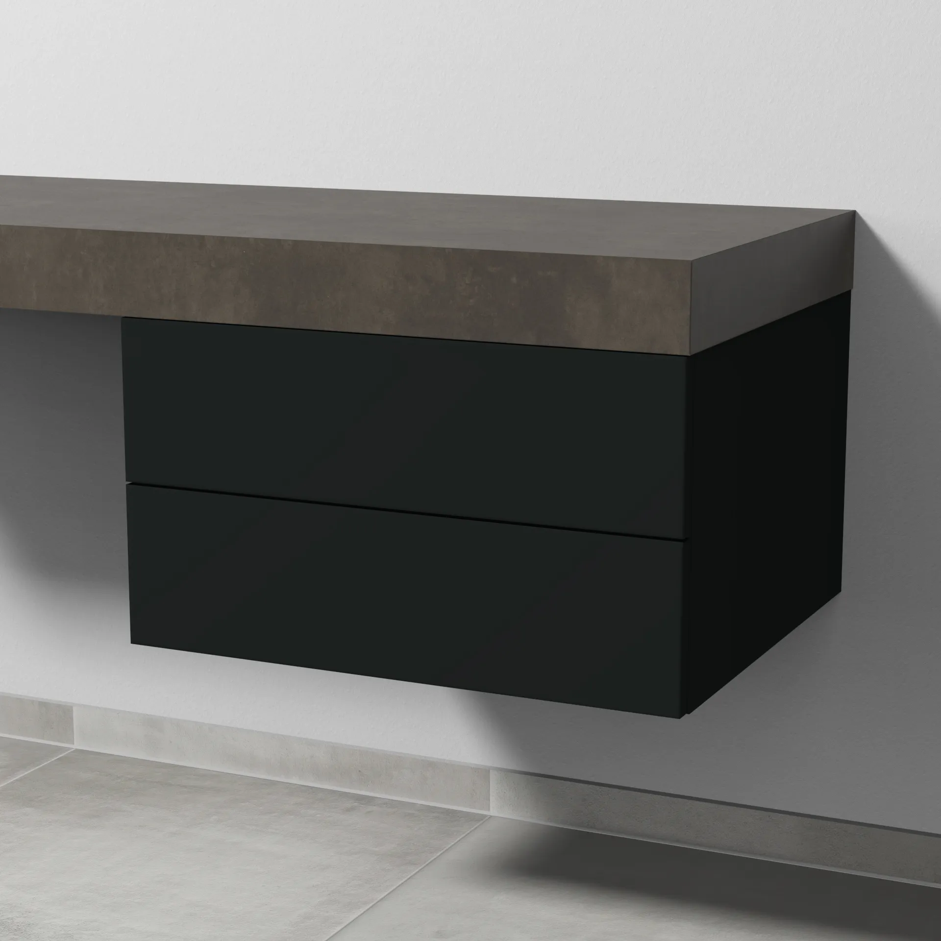 Sanipa Unterschrank „2morrow“ 600 × 340 × 520 mm in Vulkan (matt)