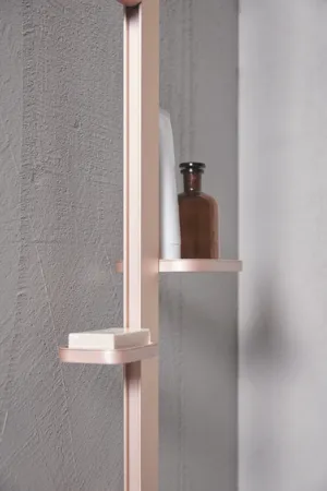 Ideal Standard Ceratherm Alu+ Duschsystem mit Thermostat, 2 Handbrause & 2 Kopfbrause, Rosé Ideal Standard Ceratherm Alu+ Duschsystem mit Thermostat, 2 Handbrause & 2 Kopfbrause, Rosé