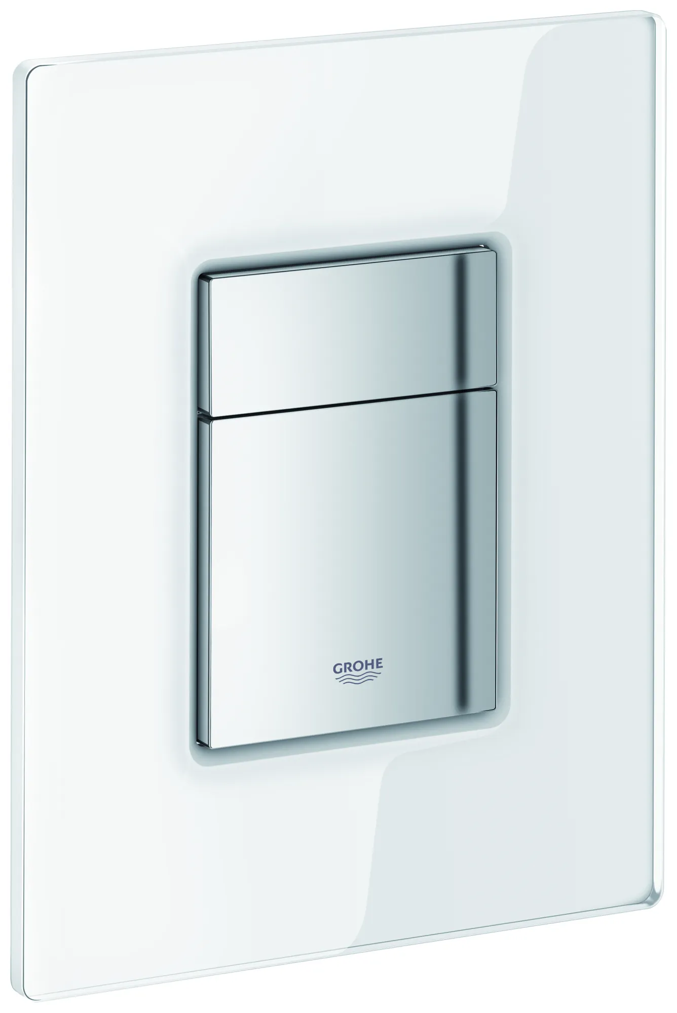 WC-Betätigung Skate Cosmopolitan 38845, 2-Mengen- und Start & Stopp-Betätigung, 156 x 197 mm, mit Glasoberfläche, senkrechte und waagerechte Montage, velvet black WC-Betätigung Skate Cosmopolitan 38845, 2-Mengen- und Start & Stopp-Betätigung, 156 x 197 mm, mit Glasoberfläche, senkrechte und waagerechte Montage, velvet black