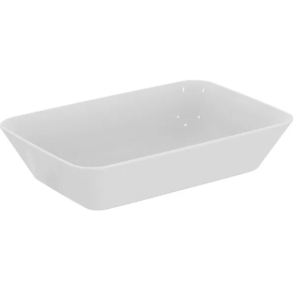 Ideal Standard Connect Air Schale, rechteckig, weiß (Alpin), 600x400x135 mm, ohne Hahnloch, ohne Überlauf