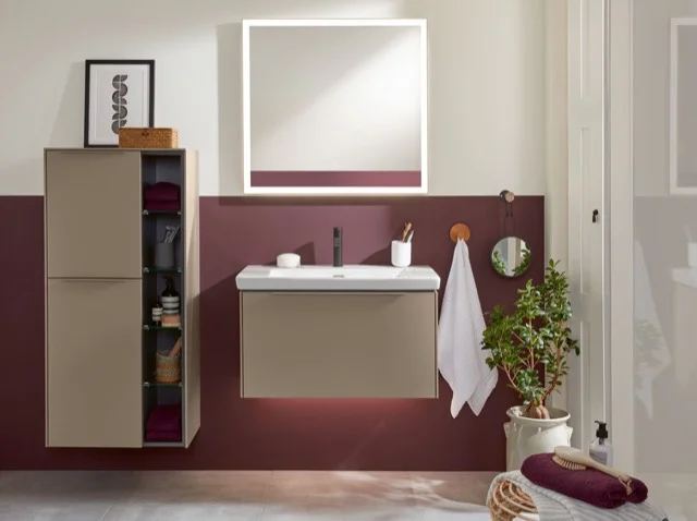 Villeroy & Boch Subway 3.0 Mittelschrank C59802, 574 x 1200 x 362 mm, links angeschlagen