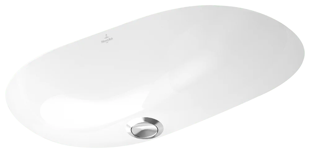 Villeroy & Boch O.novo Unterbauwaschbecken 530x320mm Oval Weiß Alpin Villeroy & Boch O.novo Unterbauwaschbecken 530x320mm Oval Weiß Alpin