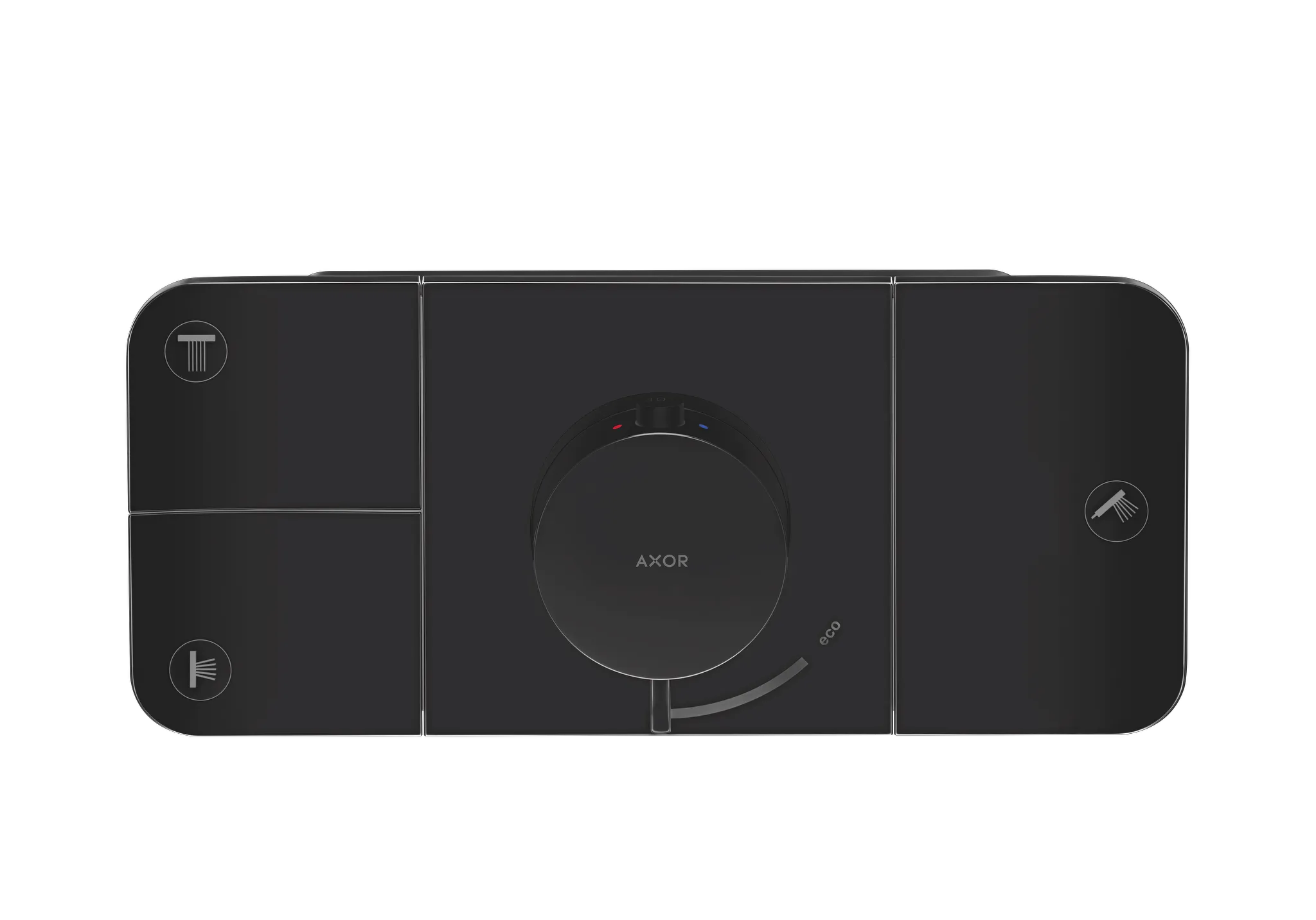 Hansgrohe AXOR One Thermostatmodul Unterputz für 3 Verbraucher, Mattschwarz Hansgrohe AXOR One Thermostatmodul Unterputz für 3 Verbraucher, Mattschwarz