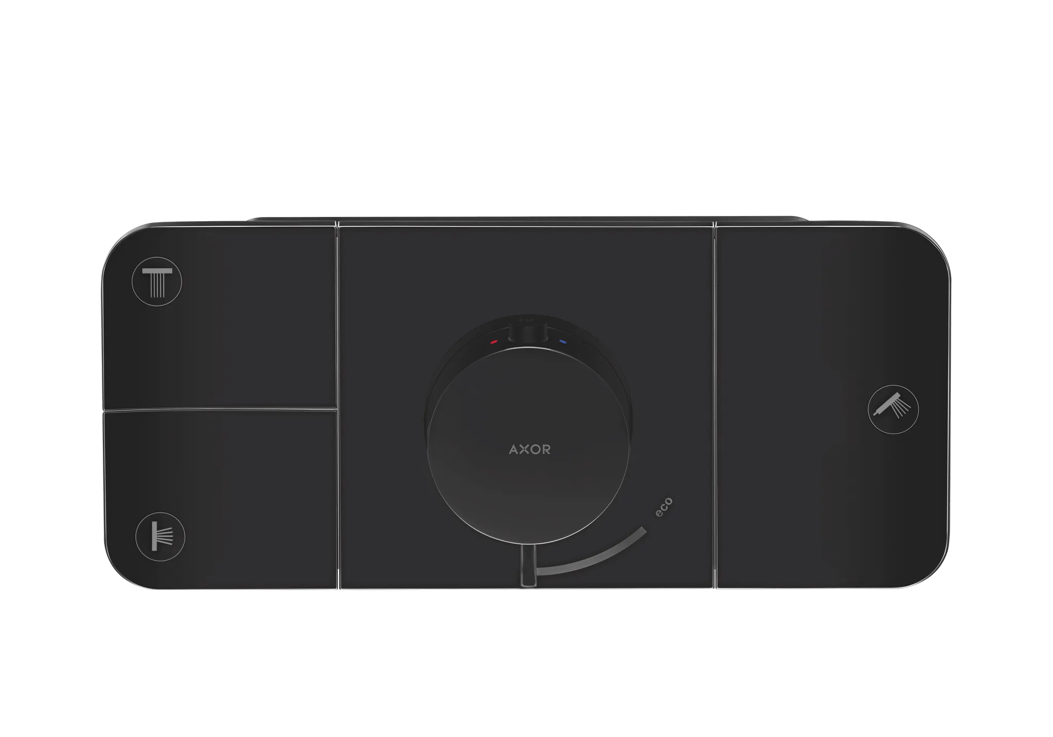 Hansgrohe AXOR One Thermostatmodul Unterputz für 3 Verbraucher, Mattschwarz Hansgrohe AXOR One Thermostatmodul Unterputz für 3 Verbraucher, Mattschwarz