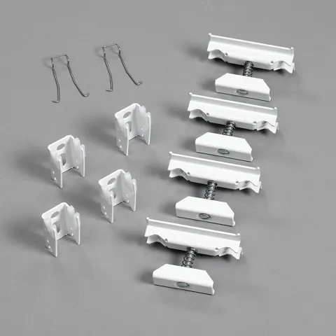 Zubehör Set CVD, 6xCVD0+BHK weiß RAL 9016