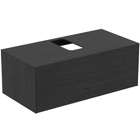 Ideal Standard Waschtischplatte Conca, Eiche geflammt, 1002 x 505 mm