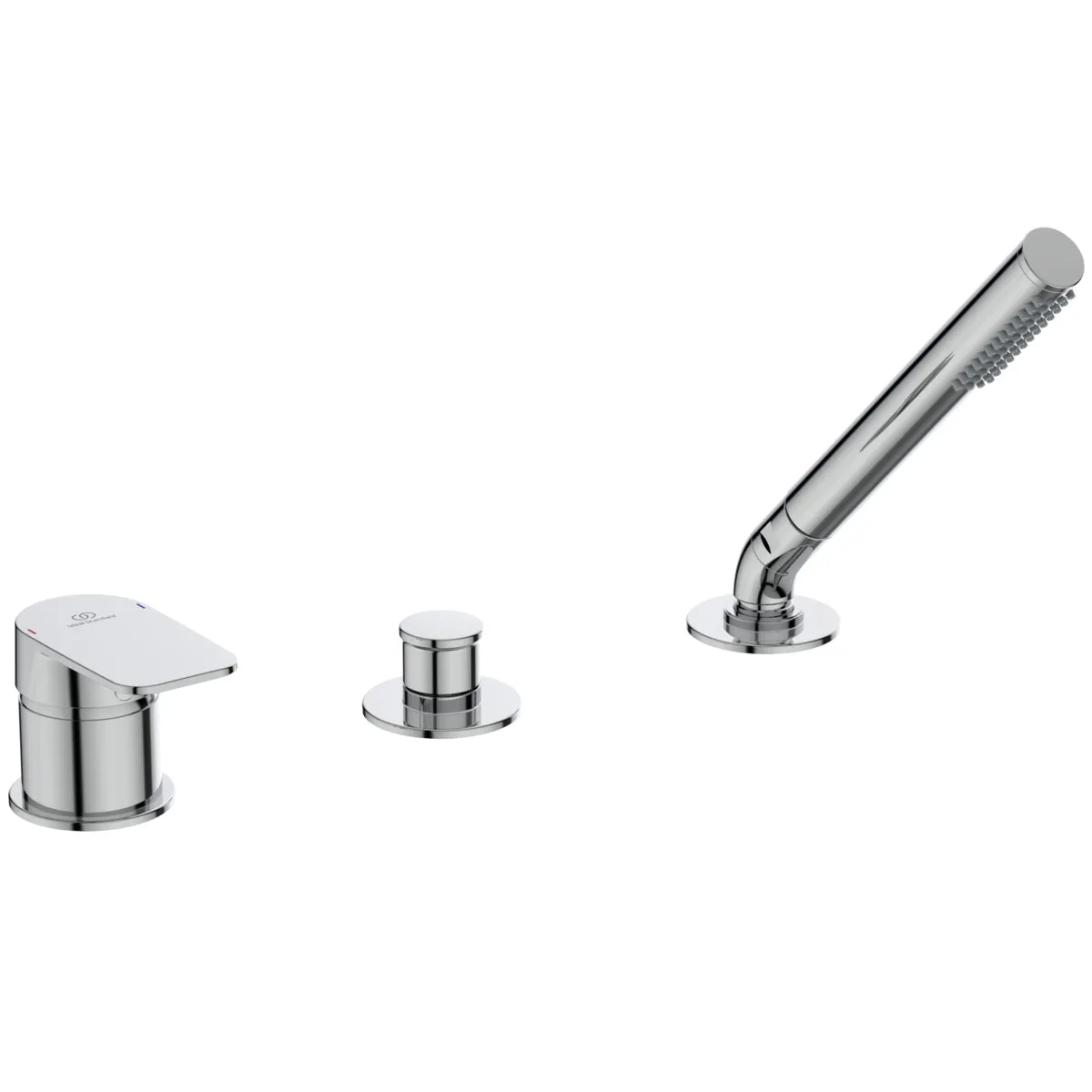 3-Loch-Badearmatur Tonic II, ohne Wanneneinlauf, mit Handbrause, Chrom 3-Loch-Badearmatur Tonic II, ohne Wanneneinlauf, mit Handbrause, Chrom