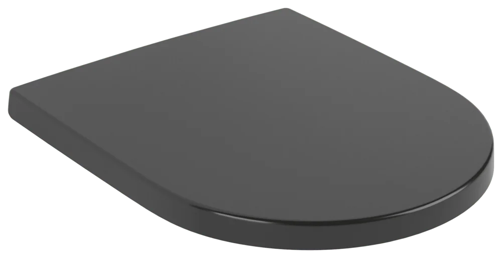 Villeroy & Boch Subway 3.0 WC-Sitz 374x438x42mm Oval Pure Black