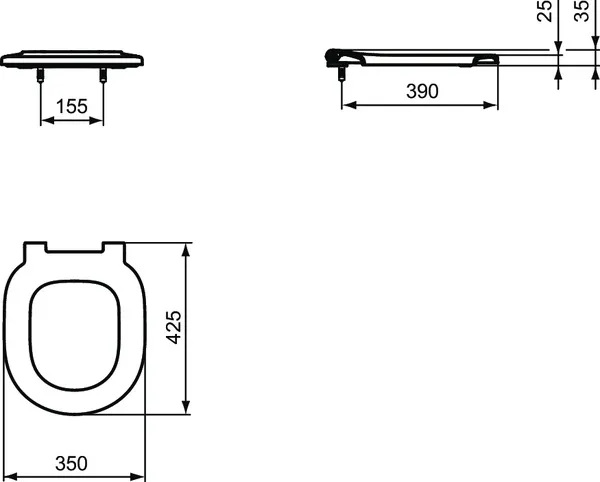 Ideal Standard WC-Sitz „ConnectFreedom“