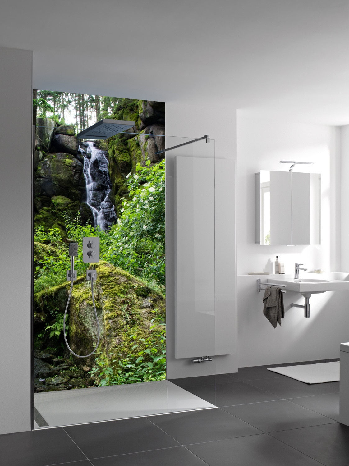 HSK Wandverkleidung „RenoDeco“ individueller Fotodruck mit Hochglanz-Oberfläche 1500 × 2550 mm Hochglanz