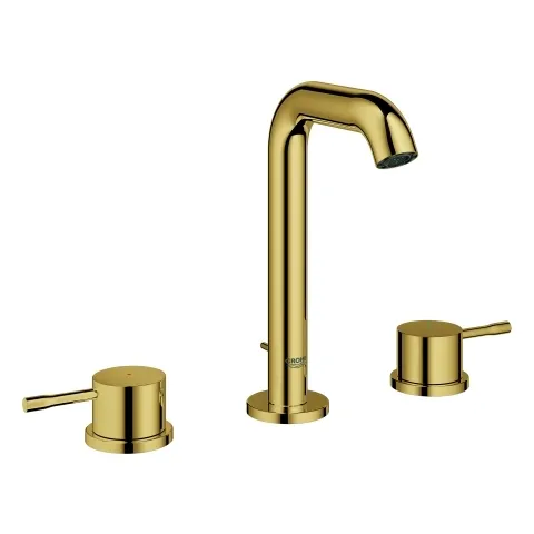 3-Loch-Waschtischbatterie Essence 20296_1, Zugstangen-Ablaufgarnitur 1 1/4'' 3-Loch-Waschtischbatterie Essence 20296_1, Zugstangen-Ablaufgarnitur 1 1/4''