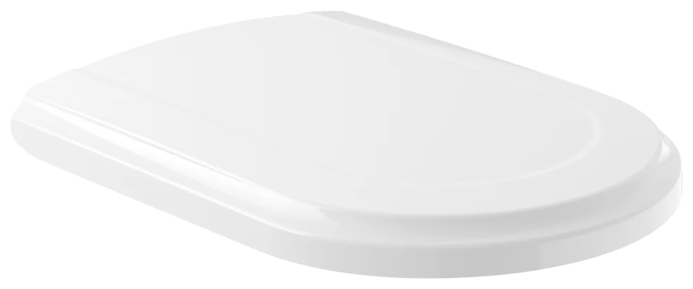 Villeroy & Boch Hommage WC-Sitz 8809S1, Oval, 430x485x80 mm, Weiß Alpin