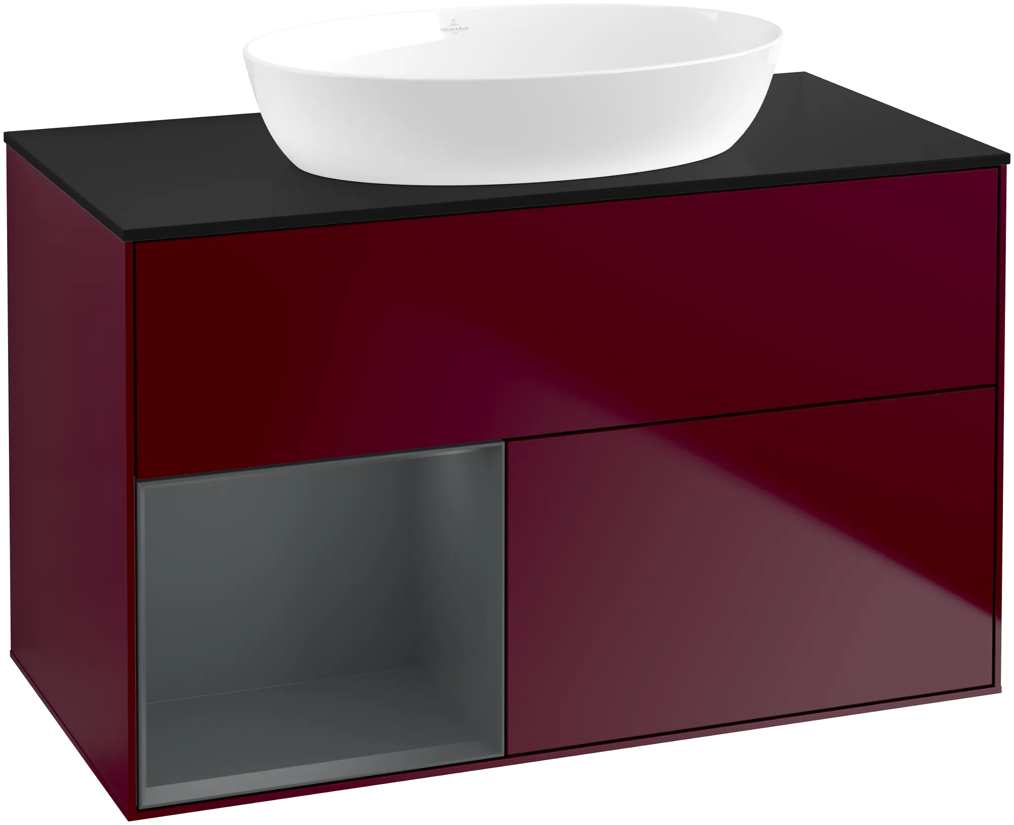 Villeroy & Boch Finion Waschbeckenunterschrank FA1, 1000 x 603 x 501 mm, mit Beleuchtung
