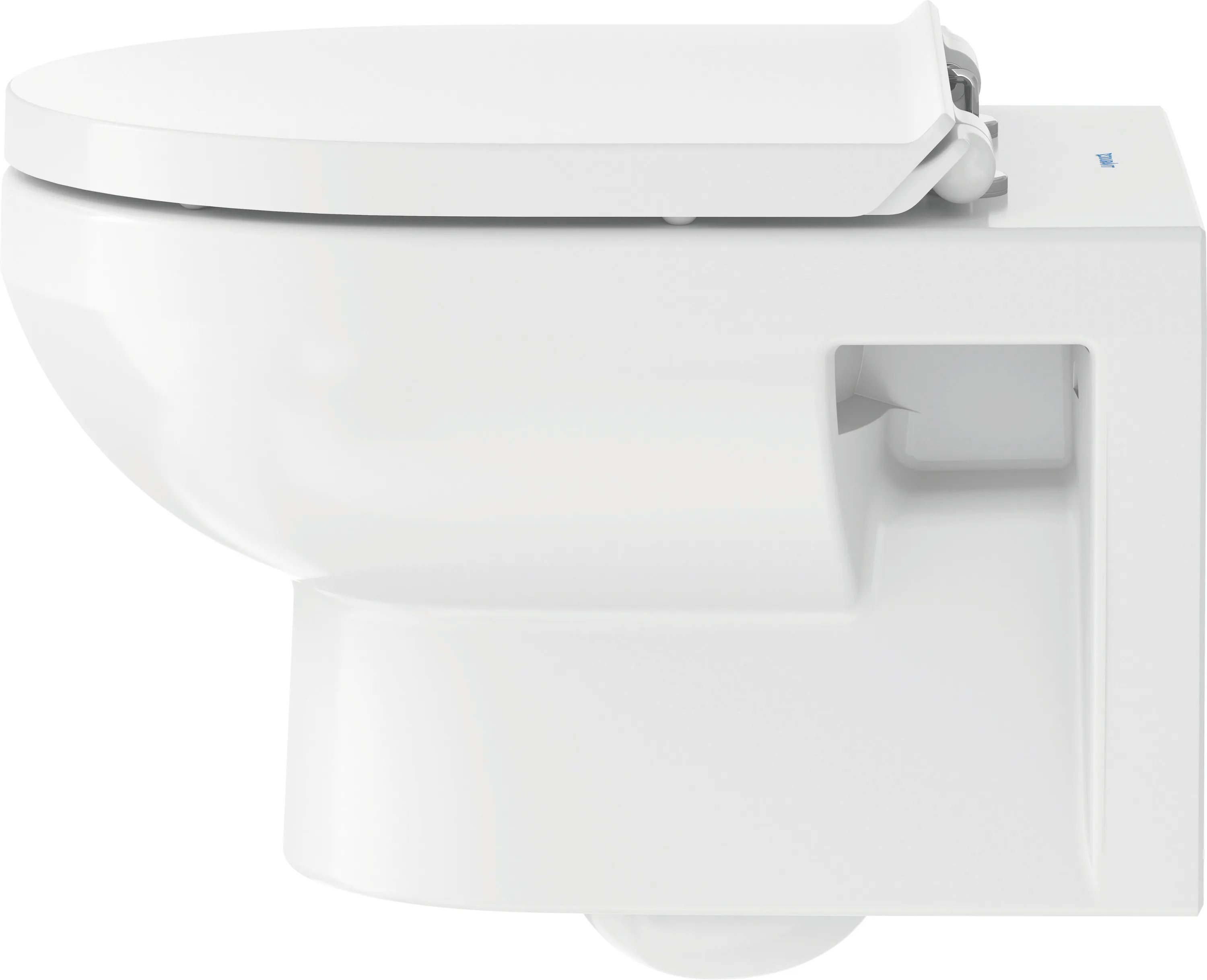 Duravit Wand-Tiefspül-WC inkl. WC-Sitz „No.1“ 37,3 × 54 × 39,3 cm, Befestigung sichtbar Duravit Wand-Tiefspül-WC inkl. WC-Sitz „No.1“ 37,3 × 54 × 39,3 cm, Befestigung sichtbar