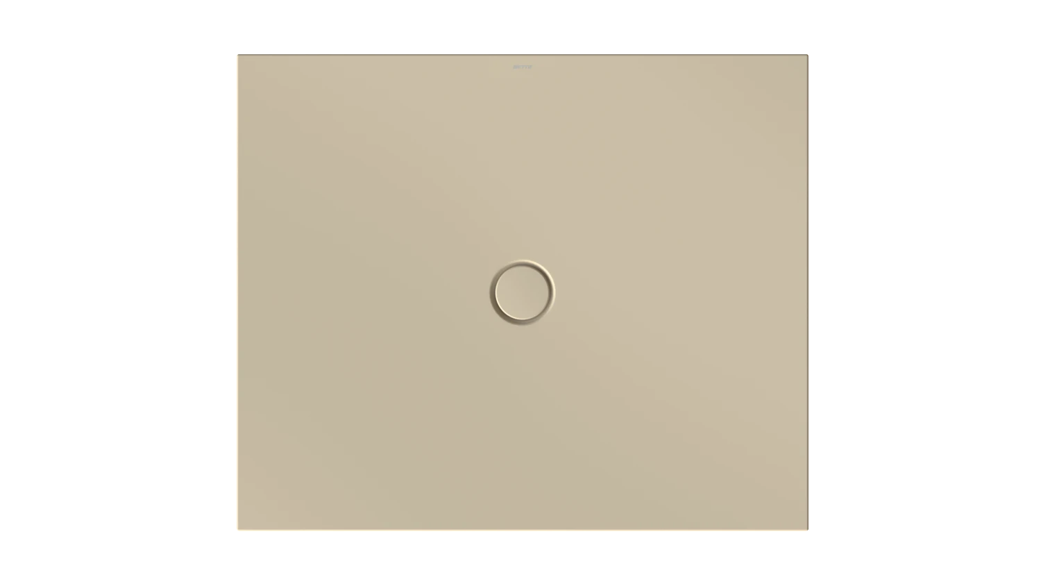 Bette rechteck Duschwanne „BetteFloor“ 1200 × 1000 mm mit BetteAntirutsch Pro, ohne Oberflächenveredelung, ohne Wannenträger, in Sand