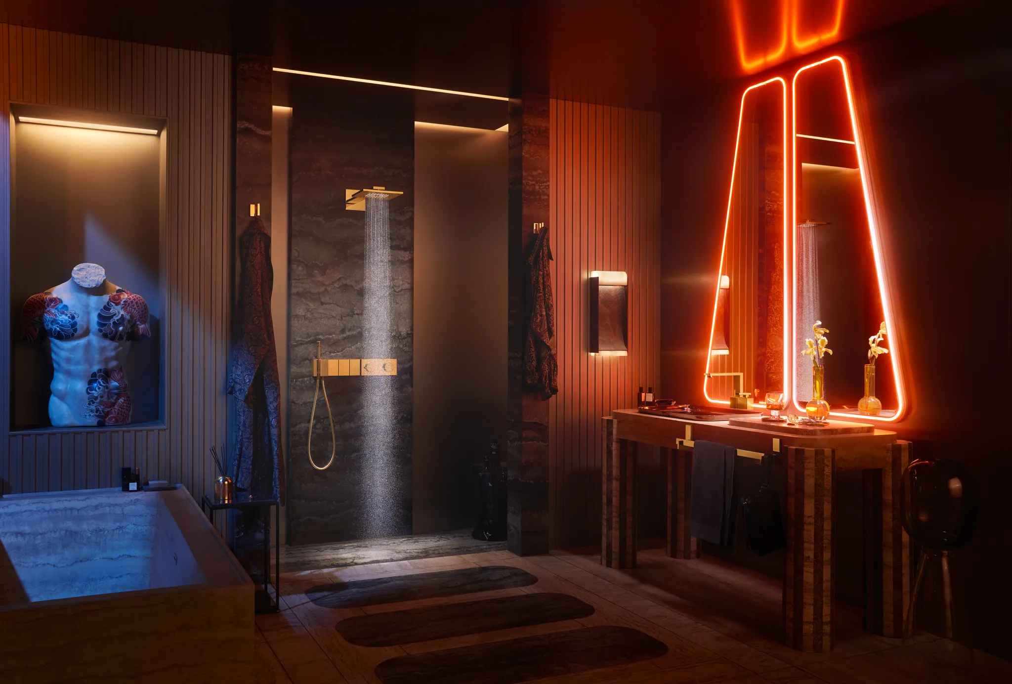 Waschtischmischer 190 Axor Edge Diamantschliff chrom Waschtischmischer 190 Axor Edge Diamantschliff chrom