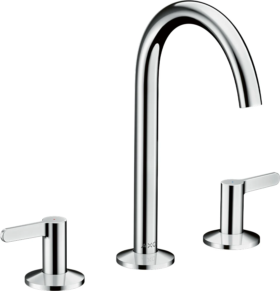 Hansgrohe AXOR One 3-Loch Waschtischarmatur Chrom, ComfortZone 170, Ausladung 140 mm, Auslaufhöhe 169 mm, Hebelgriff, Push-Open Ablaufgarnitur G 11/4 Hansgrohe AXOR One 3-Loch Waschtischarmatur Chrom, ComfortZone 170, Ausladung 140 mm, Auslaufhöhe 169 mm, Hebelgriff, Push-Open Ablaufgarnitur G 11/4