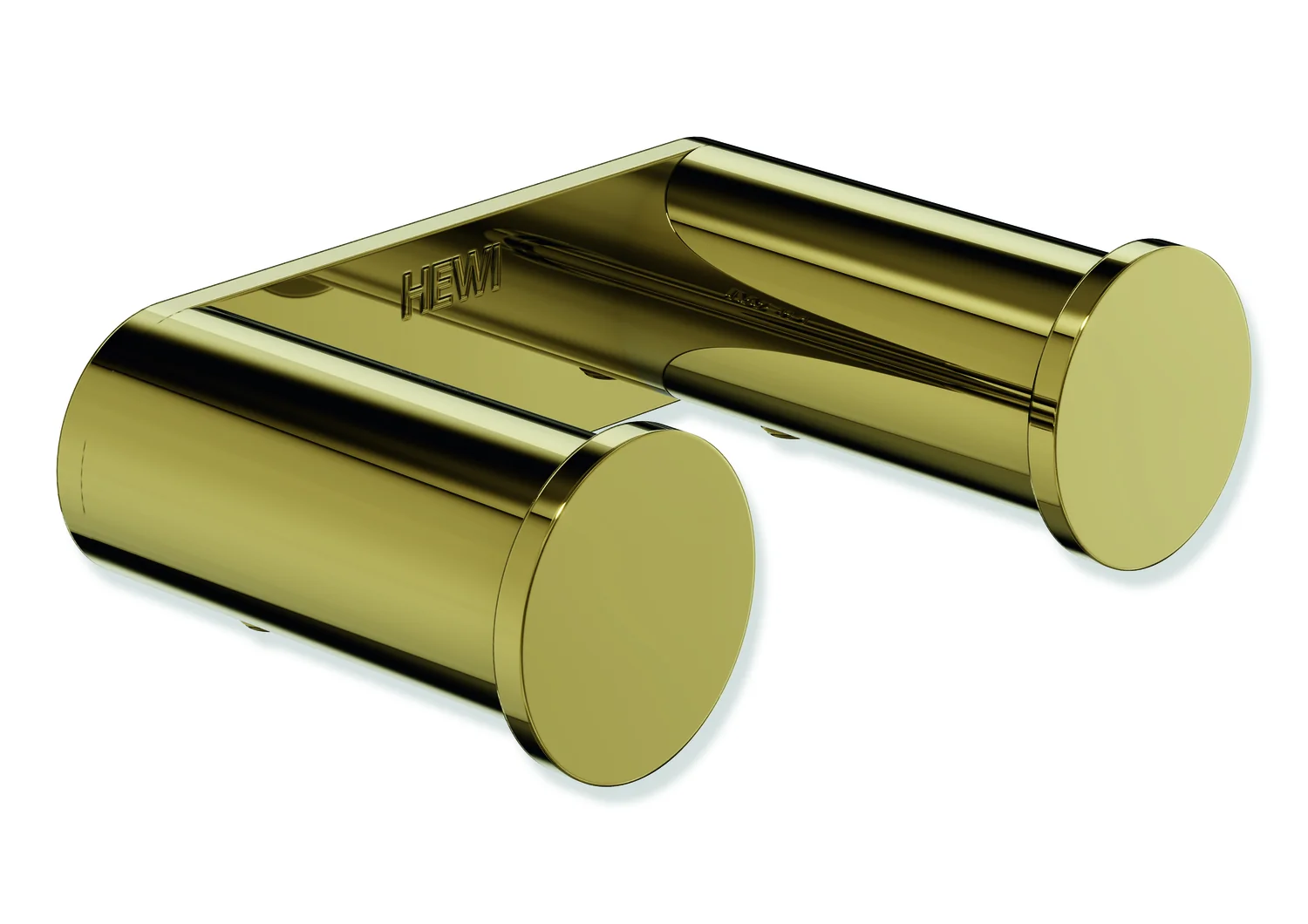 HEWI Doppelhaken System 162, Edelstahl PVD, Gold glänzend, 37 mm tief, 58 mm breit HEWI Doppelhaken System 162, Edelstahl PVD, Gold glänzend, 37 mm tief, 58 mm breit