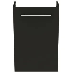 Ideal Standard Handwaschbeckenunterschrank i.life S 1 Tür, Carbongrau matt, 410x205x630 mm