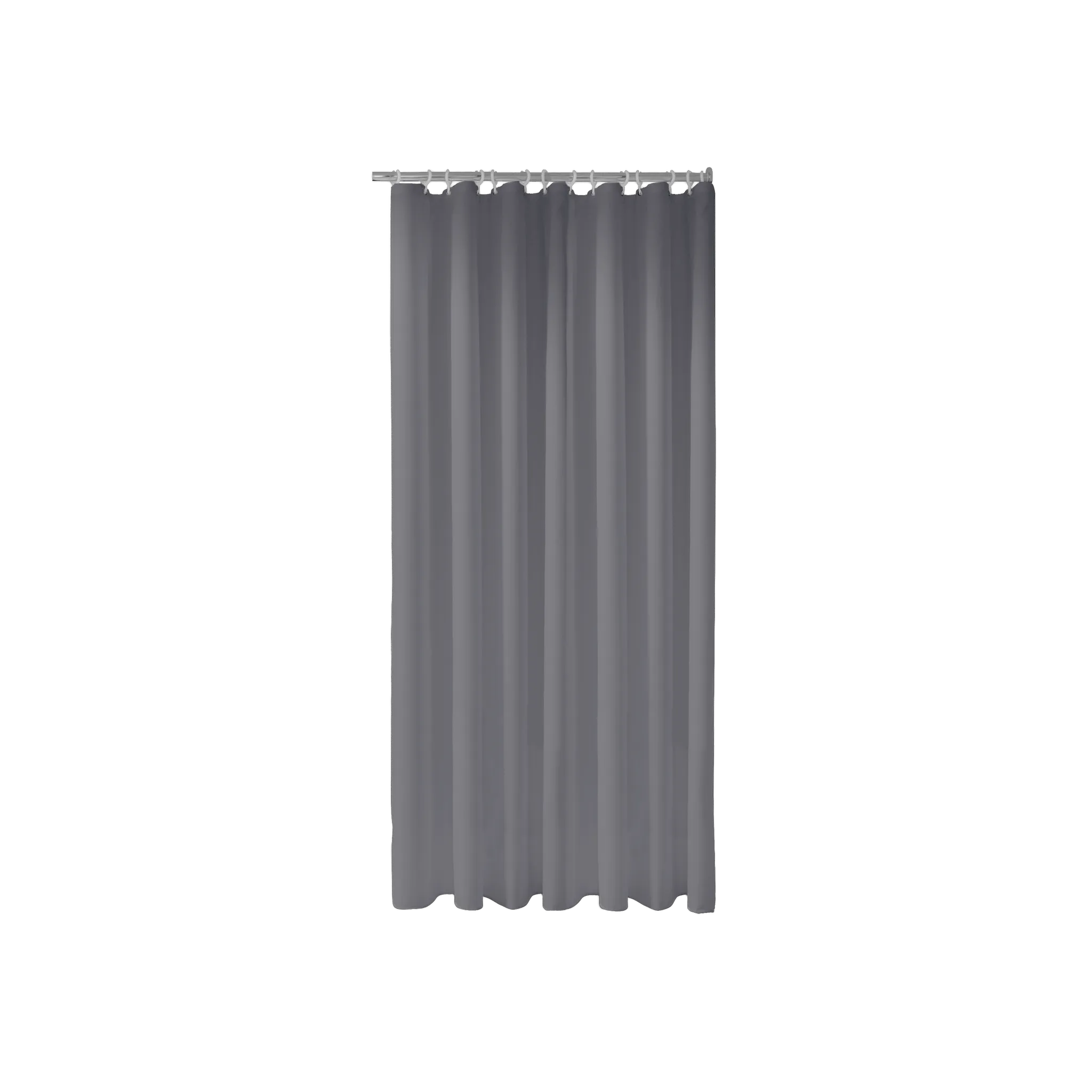 Plan 14943000610 Duschvorhang Plan uni 1800 x 1400 mm anthrazit