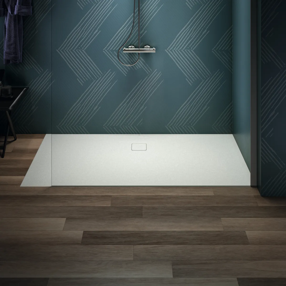 Ideal Standard Rechteck-Brausewanne Ultra Flat Evo Seidenweiß 1800x900x35 mm