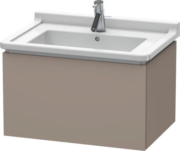 Duravit Waschtischunterschrank wandhängend „L-Cube“ 67 × 40,8 × 46,9 cm Basalt Matt Duravit Waschtischunterschrank wandhängend „L-Cube“ 67 × 40,8 × 46,9 cm Basalt Matt