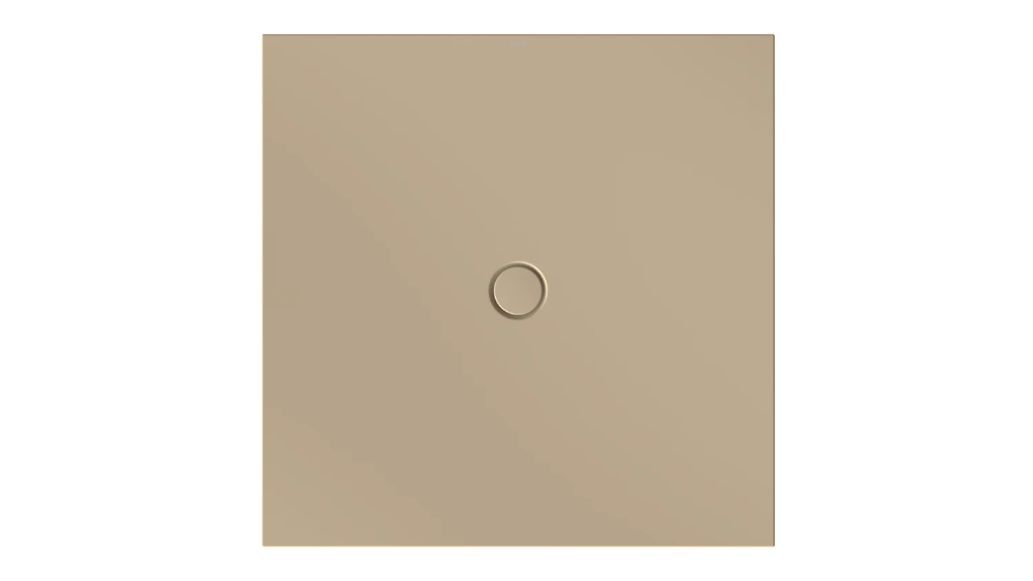 Bette rechteck Duschwanne „BetteFloor“ 1200 × 1200 mm mit BetteAntirutsch Pro, ohne Oberflächenveredelung, ohne Wannenträger, in Greige