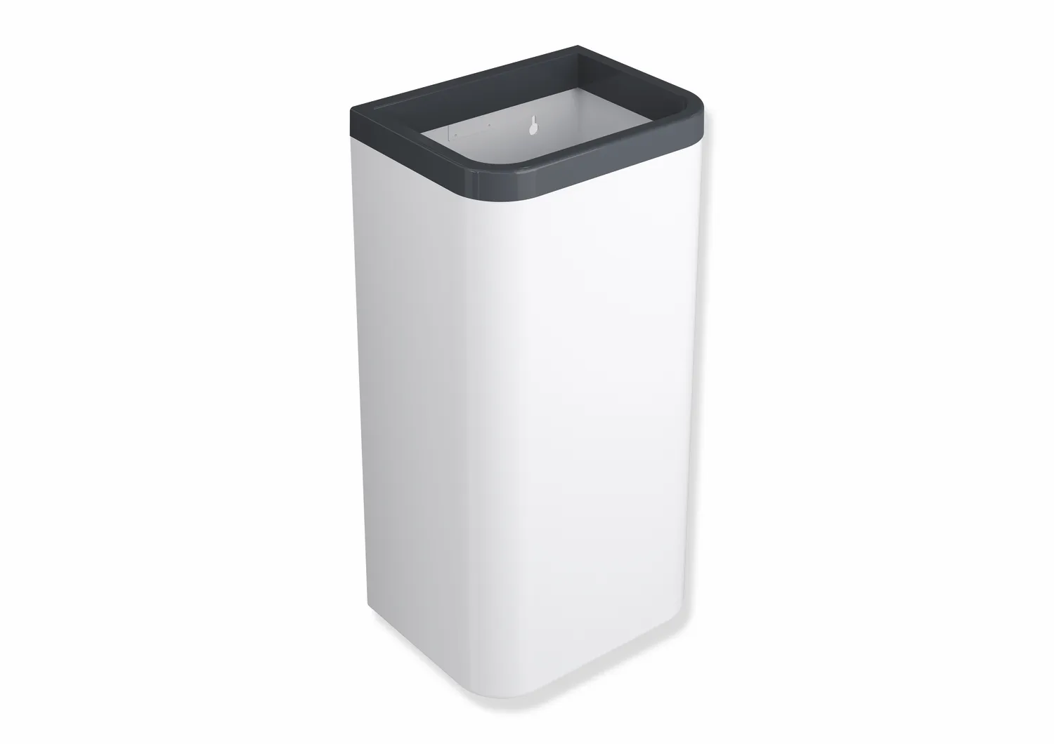 HEWI Papierabfallbehälter „Serie 477“ 34,1 × 65,5 × 26,1 cm in Anthrazitgrau