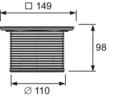 drainpoint S Rostrahmen Edelstahl, 150 mm, inkl. Designrost drainpoint S Rostrahmen Edelstahl, 150 mm, inkl. Designrost
