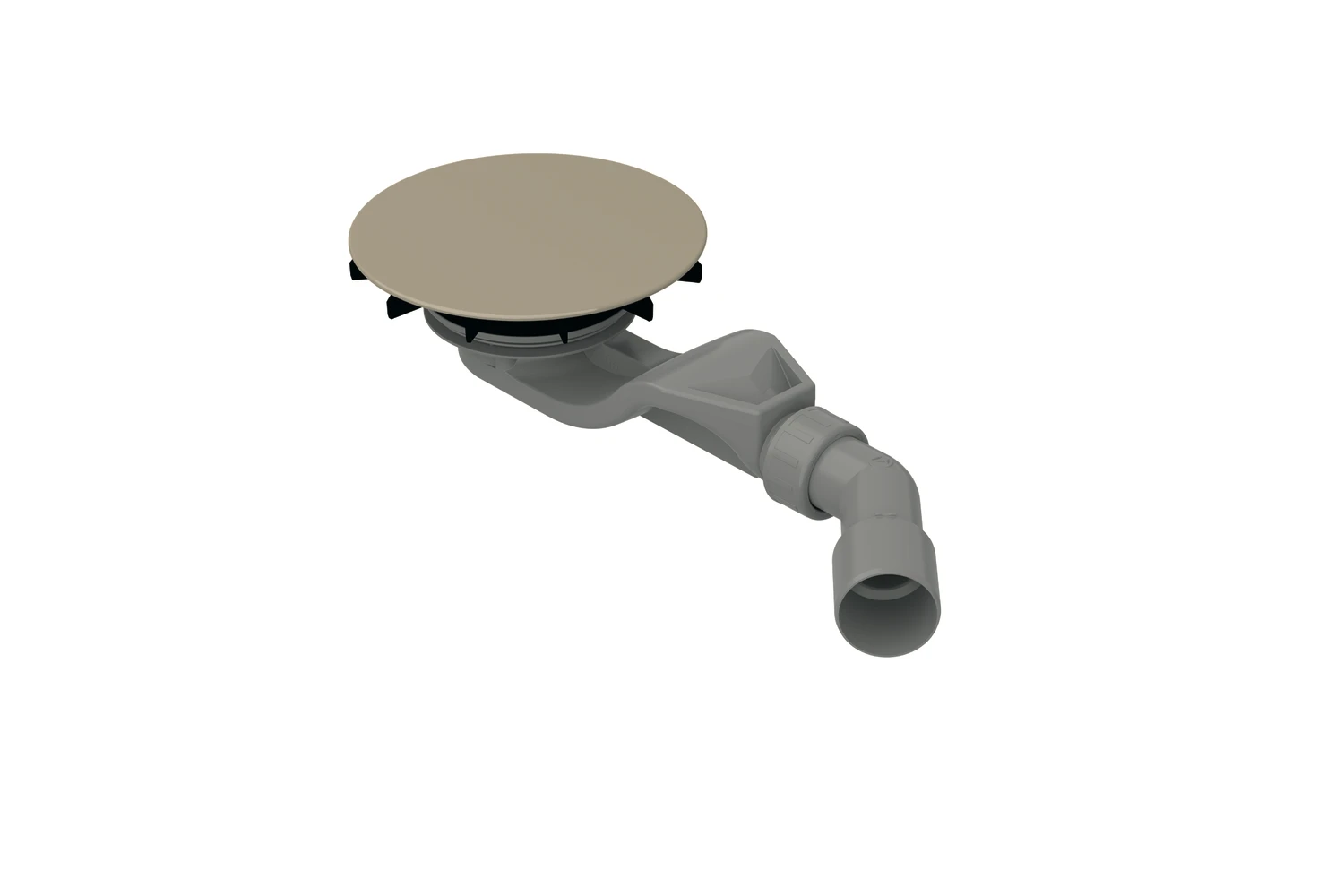 Bette Ablaufgarnitur für Duschwannen „BetteAir“ 30 Modell B524 152 mm in Bahamabeige