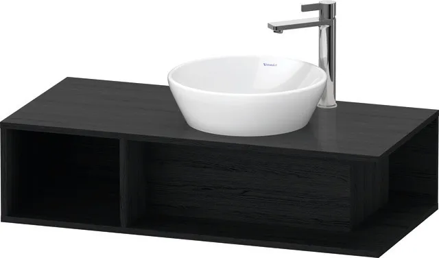 Duravit Waschtischunterschrank wandhängend „D-Neo“ 100 × 26 × 48 cm Eiche Schwarz