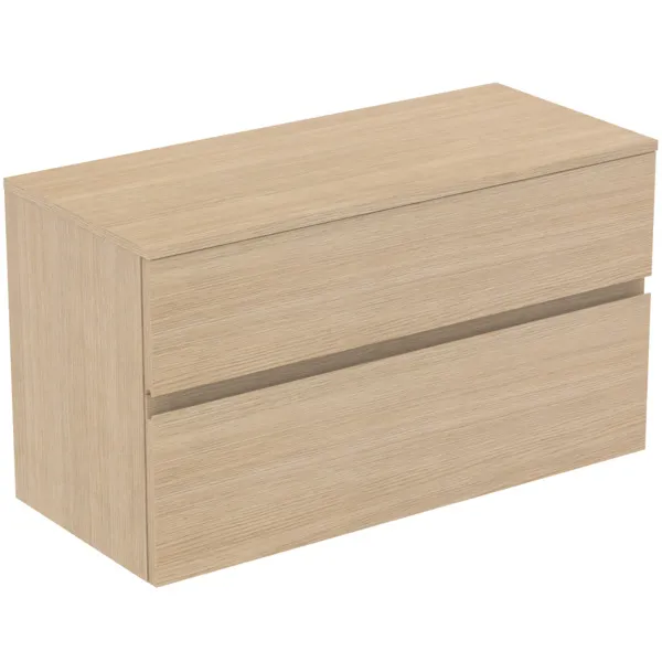 Ideal Standard Waschtischunterschrank „Finesse“ 100,2 × 55,8 × 44 cm Eiche weiß Ideal Standard Waschtischunterschrank „Finesse“ 100,2 × 55,8 × 44 cm Eiche weiß