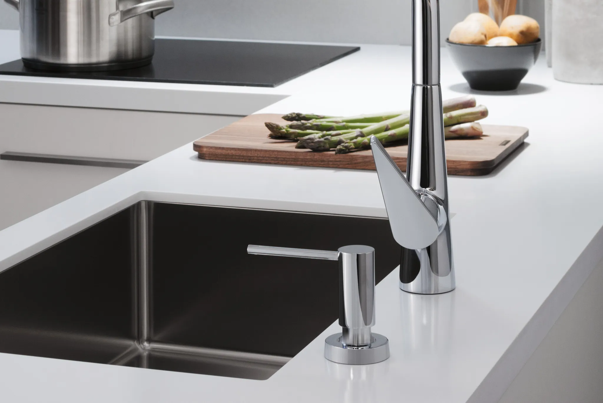 Hansgrohe S71 S719-U660 Unterbauspüle 660, Edelstahl Hansgrohe S71 S719-U660 Unterbauspüle 660, Edelstahl