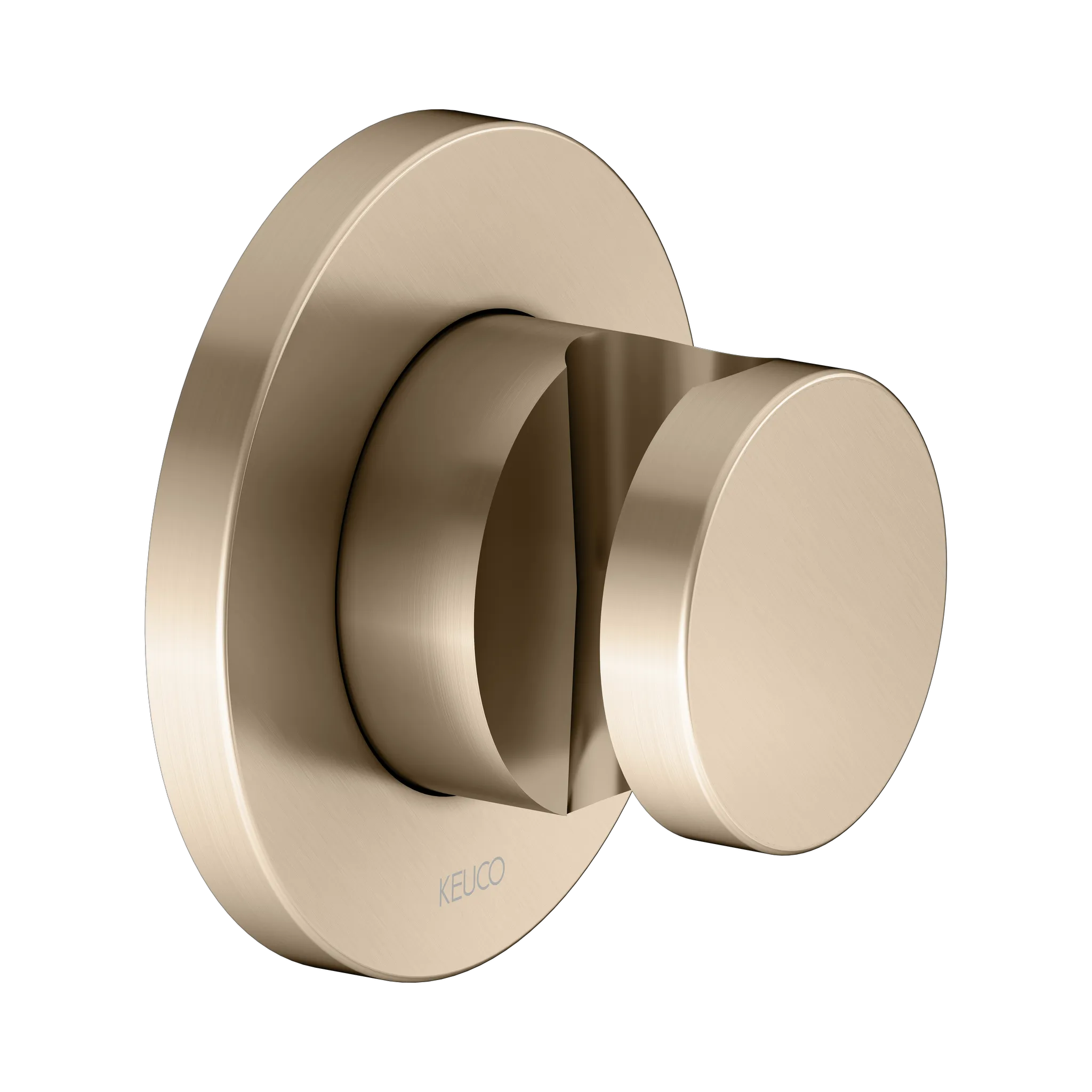 IXMO 59591030001 Wandbrausehalter rund Bronze gebürstet