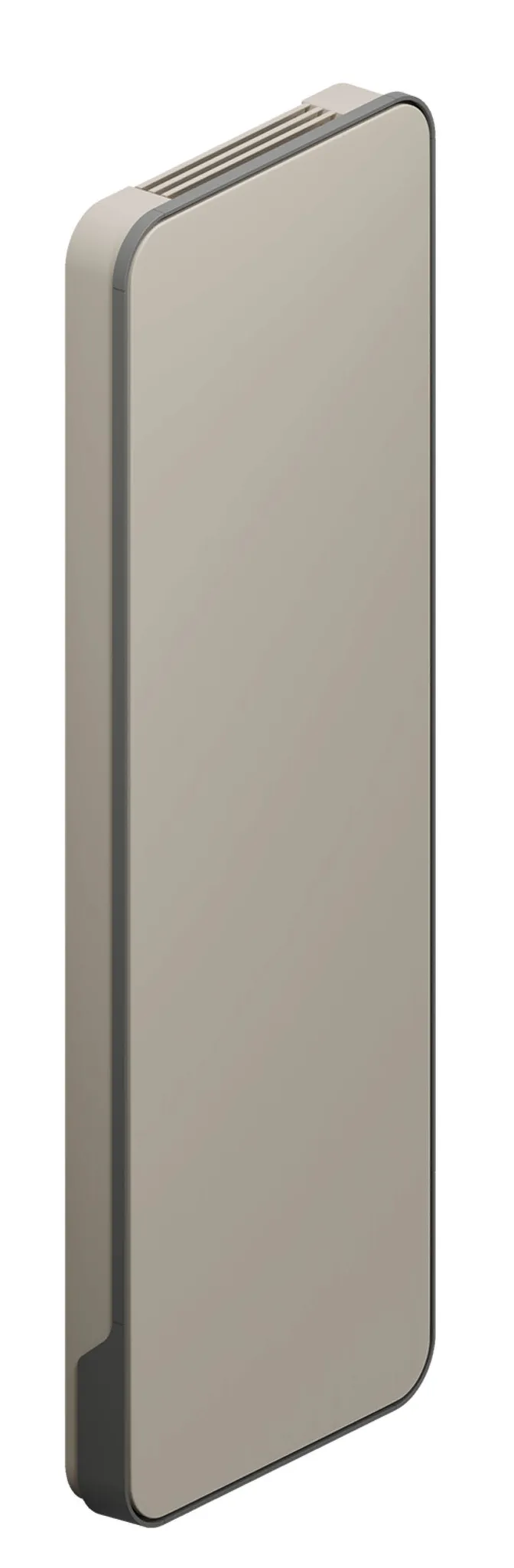 BEMM Design-Heizkörper „Relax Hybrid“ 63 × 180 cm in Schwarzperlmatt