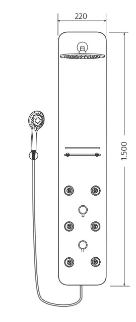 HSK gerahmte Schiebetür 3-teilig „Favorit“ Glas Chinchilla, Profile Weiß, H: 1850 mm HSK gerahmte Schiebetür 3-teilig „Favorit“ Glas Chinchilla, Profile Weiß, H: 1850 mm