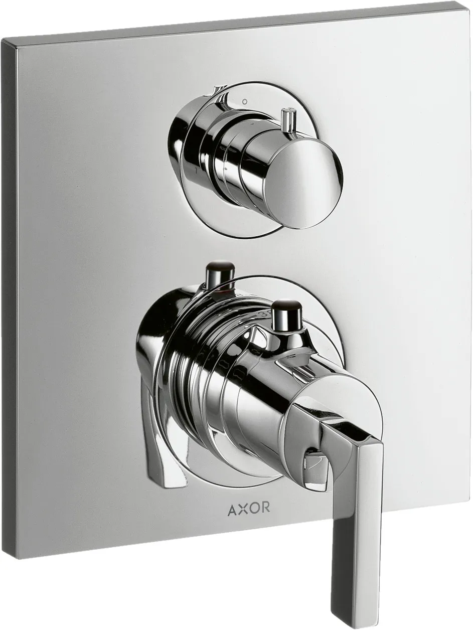 Thermostat Unterputz Axor Citterio F-Set chrom m.Absperrventil/Hebelgriff