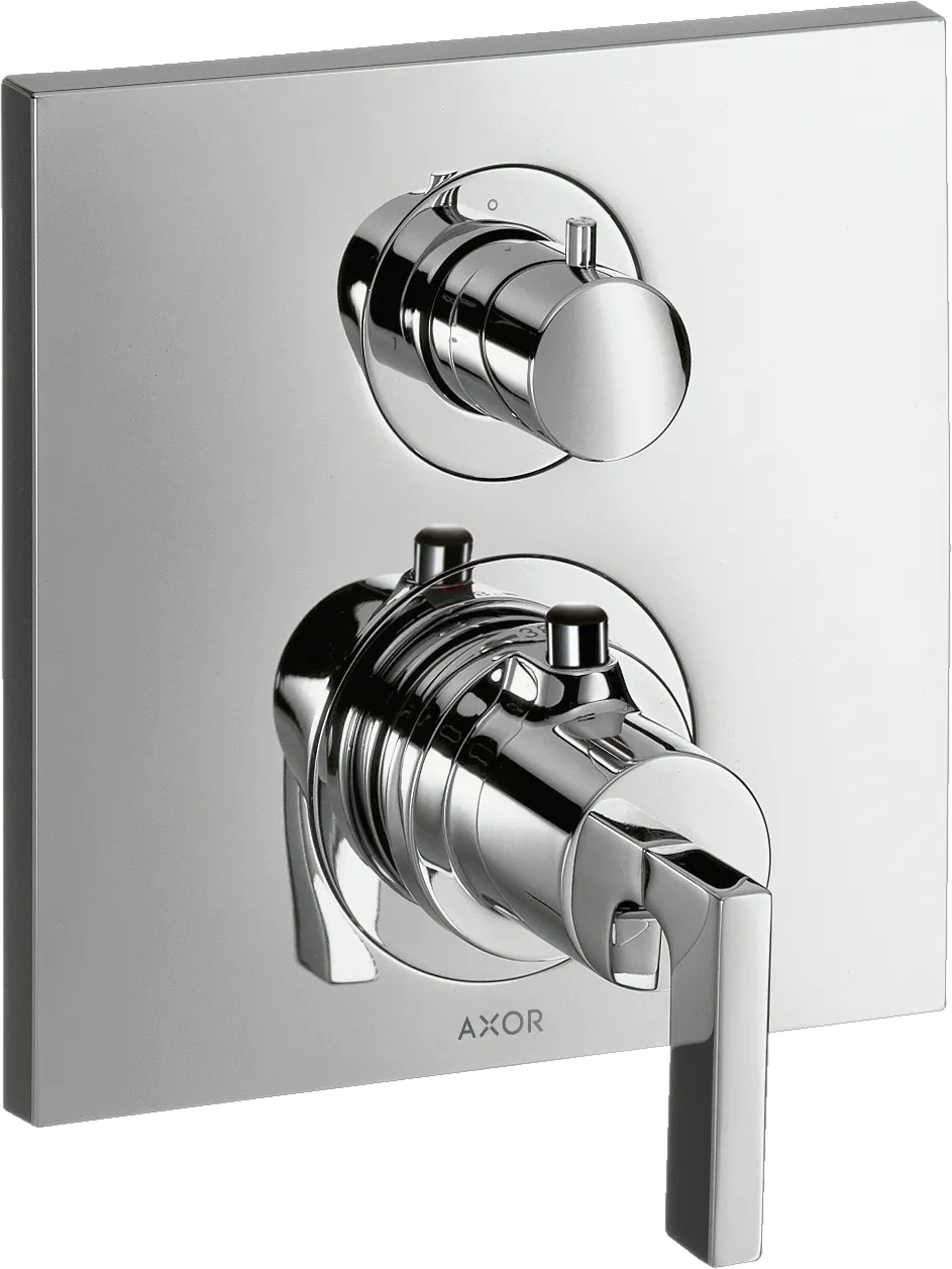 Hansgrohe AXOR Citterio Thermostat Unterputz mit Ab- und Umstellventil und Hebelgriff, Chrom Hansgrohe AXOR Citterio Thermostat Unterputz mit Ab- und Umstellventil und Hebelgriff, Chrom