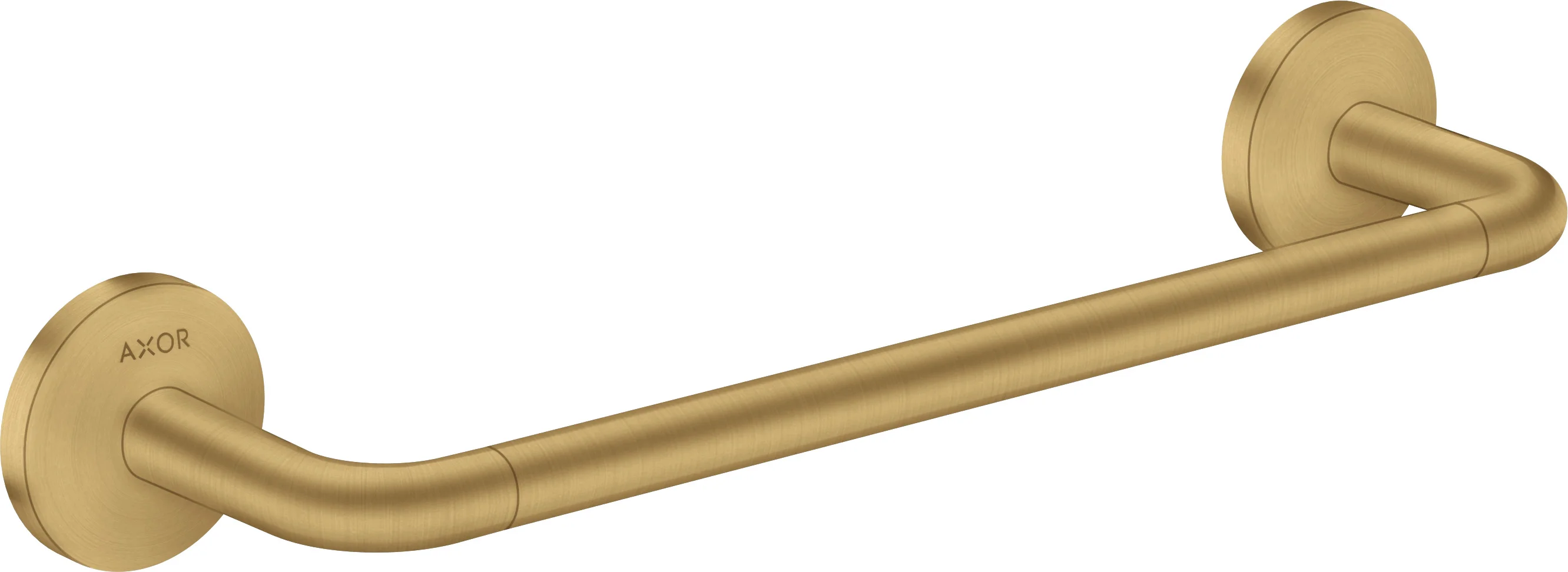 Hansgrohe AXOR Universal Circular Haltestange Brushed Gold Optic, 355 mm Länge, Wandmontage mit verdeckter Befestigung Hansgrohe AXOR Universal Circular Haltestange Brushed Gold Optic, 355 mm Länge, Wandmontage mit verdeckter Befestigung