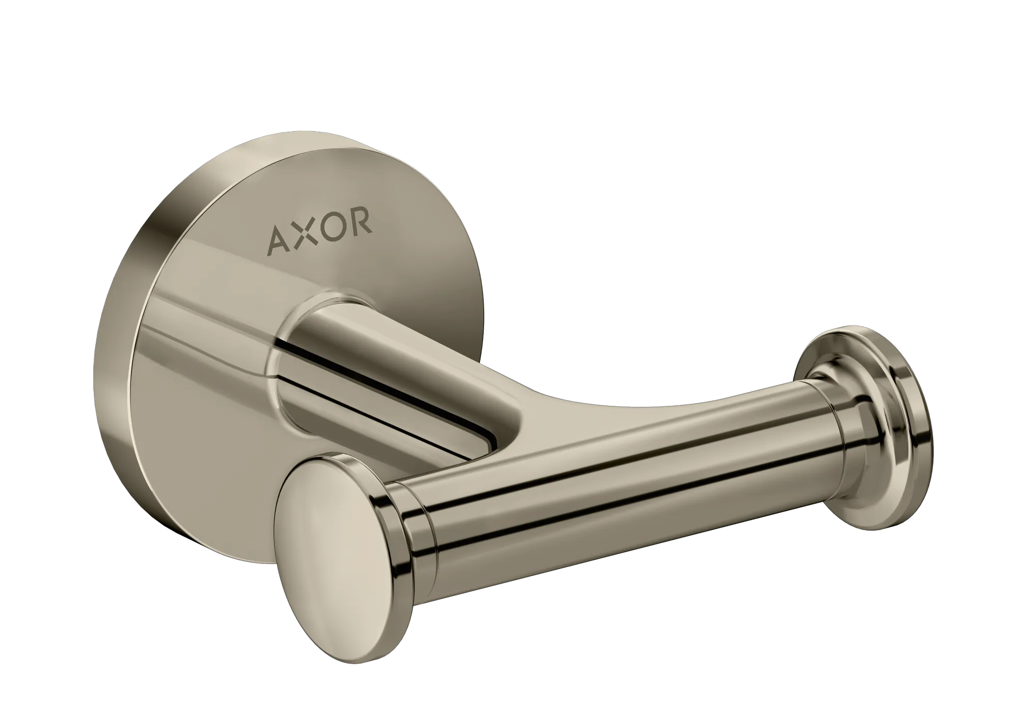 Hansgrohe AXOR Universal Circular Handtuchhaken doppelt, Polished Nickel